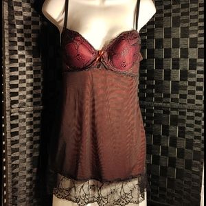 Body Corps Black/Red Lingerie L Ladies Sexy